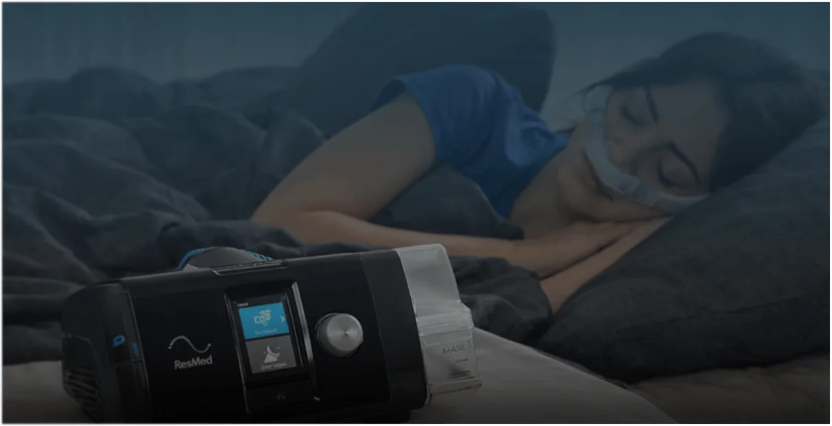 CPAP machine with mask and accessories for sleep apnea rental