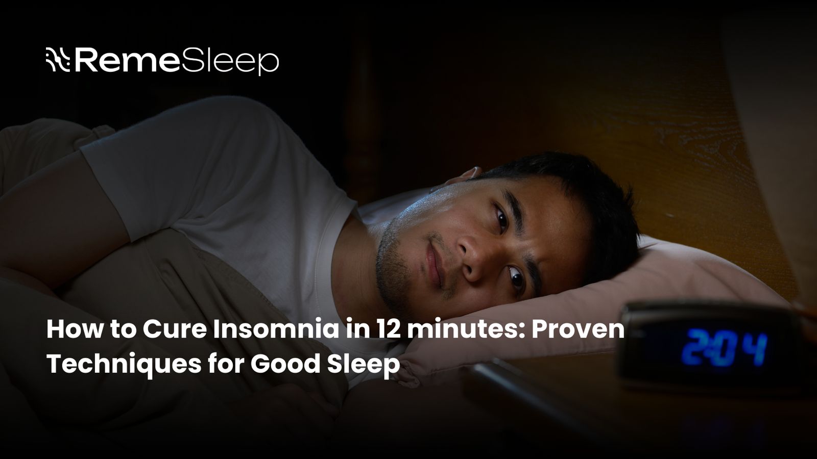 Cure Insomnia in 12 minutes